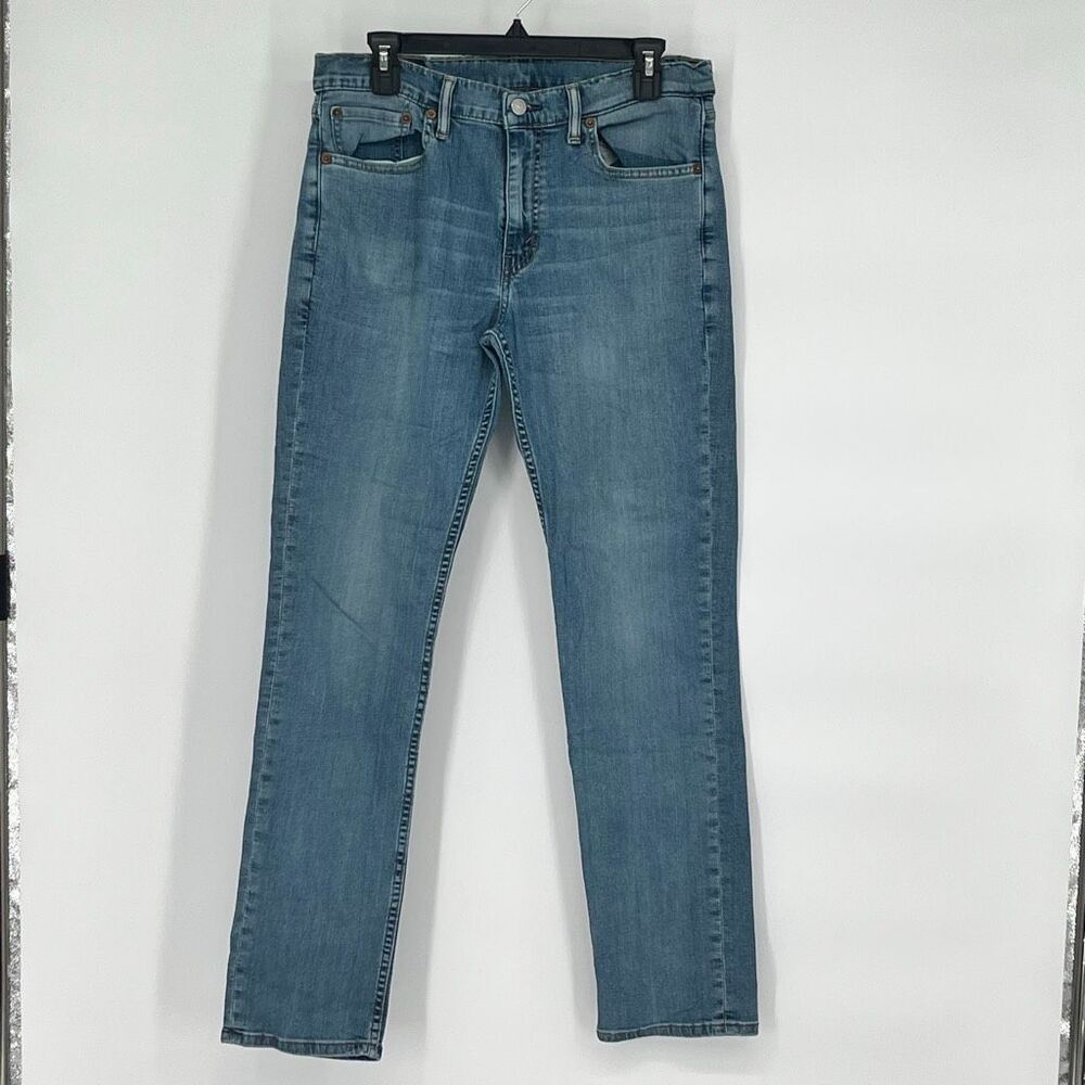 LEVI’S Men’s‎ 511 Slim Fit Jeans W32 Straight Leg Blue Stretch Denim Medium Wash